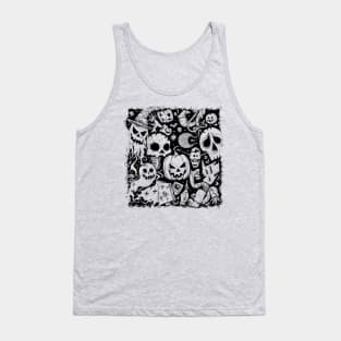 Halloween Doodle Art Tank Top